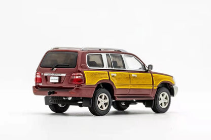 GCD 1/64 Toyota Land Cruiser LC100 Wooden Brown