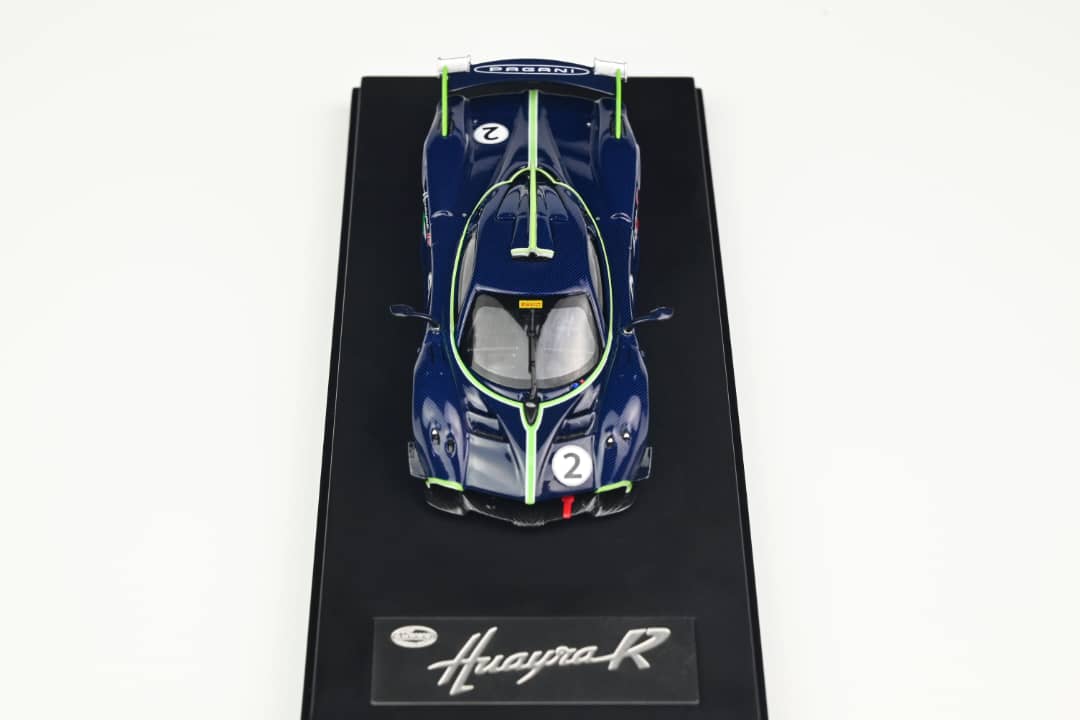 LCD 1/64 Pagani Huayra R Dark Blue Carbon 2#