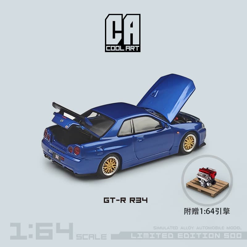 Time Micro x Cool Art 1/64 Skyline GT-R R34 Nismo Z-Tune