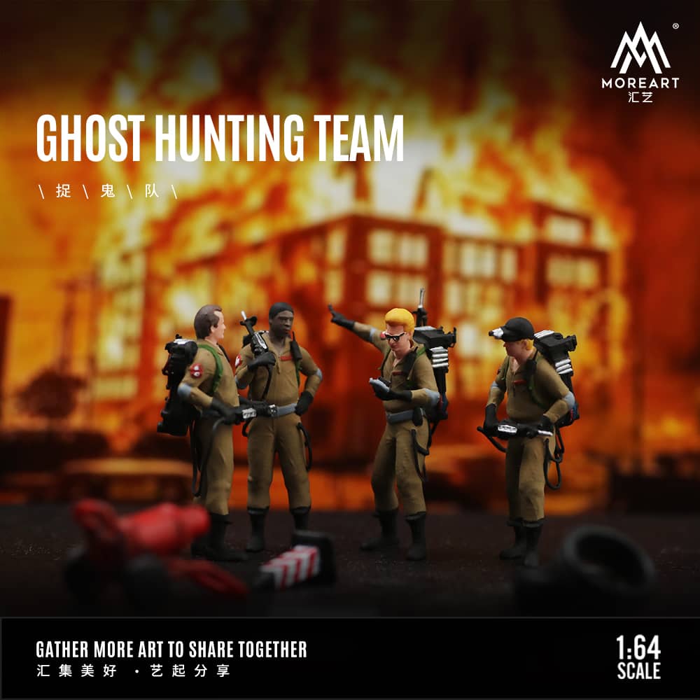 MoreArt 1/64 Ghostbusters Figures (Set Of 4)