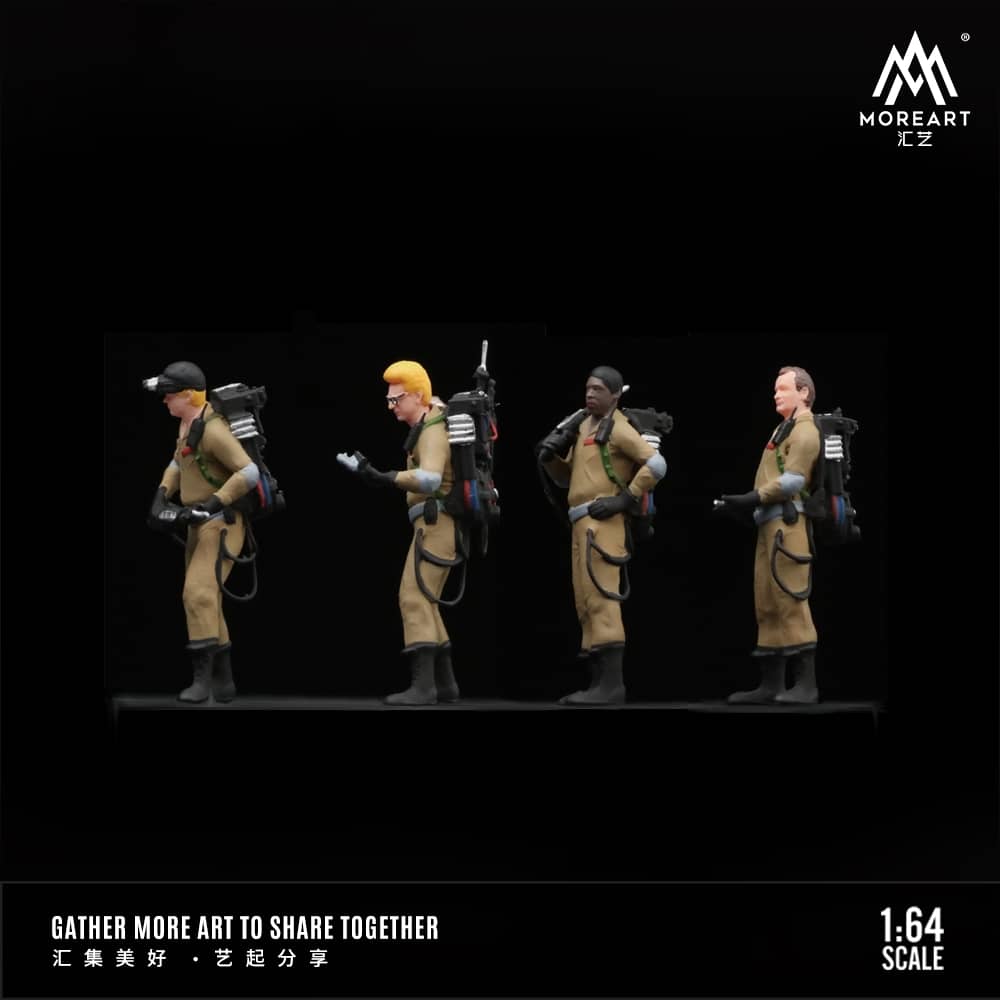 MoreArt 1/64 Ghostbusters Figures (Set Of 4)