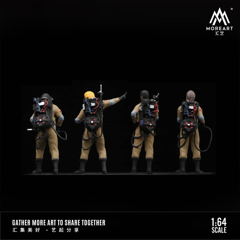 MoreArt 1/64 Ghostbusters Figures (Set Of 4)