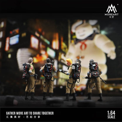 MoreArt 1/64 Ghostbusters Figures (Set Of 4)