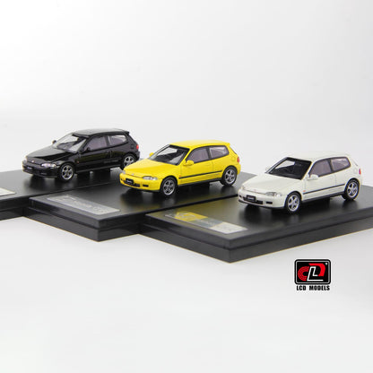 LCD 1/64 Civic Mk5 EG6  (Open-Hood, Visible Engine)