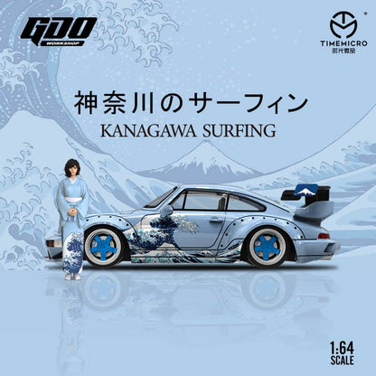 Time Micro x GDO 1/64 RWB964 GT Wing WildBody Kanagawa Livery