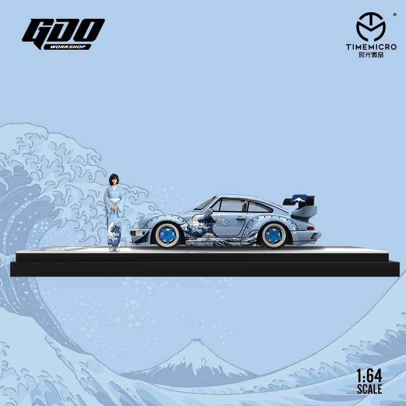 Time Micro x GDO 1/64 RWB964 GT Wing WildBody Kanagawa Livery