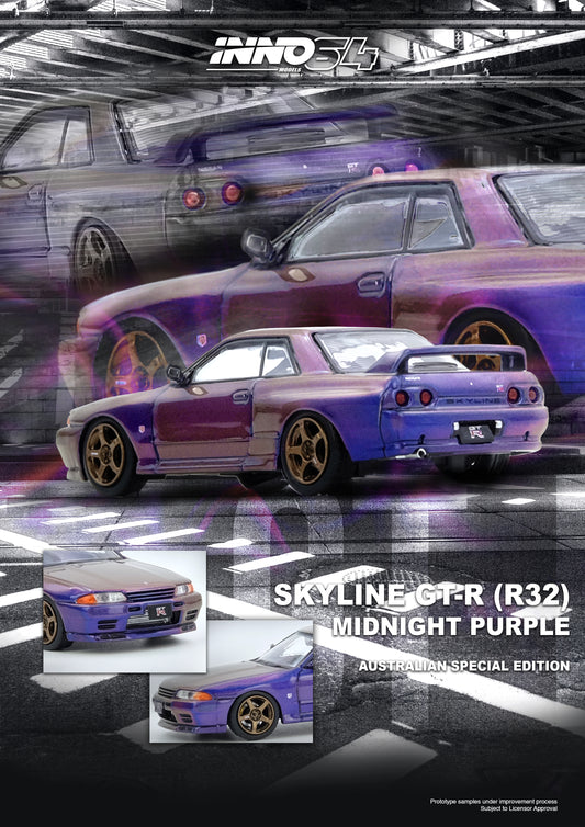 [ETA:  Feb 2026 ] Inno64 1/64 SKYLINE GT-R (R32) Midnight Purple Australia Special Edition 
Limited Edition