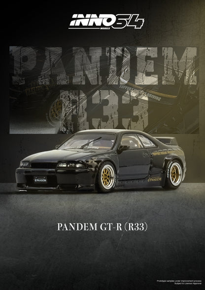 [ETA:  Dec 2025 ] Inno64 1/64 PANDEM GT-R (BCNR33) Black