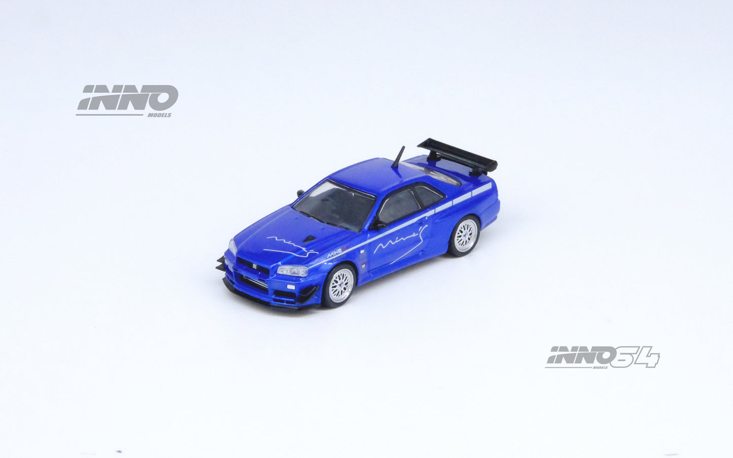 [ETA:  Nov 2024 ] Inno64 1/64 NISSAN SKYLINE GT-R (R34) V-SPEC Tuned by "MINE'S"