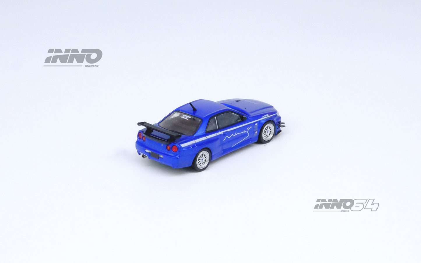 [ETA:  Nov 2024 ] Inno64 1/64 NISSAN SKYLINE GT-R (R34) V-SPEC Tuned by "MINE'S"