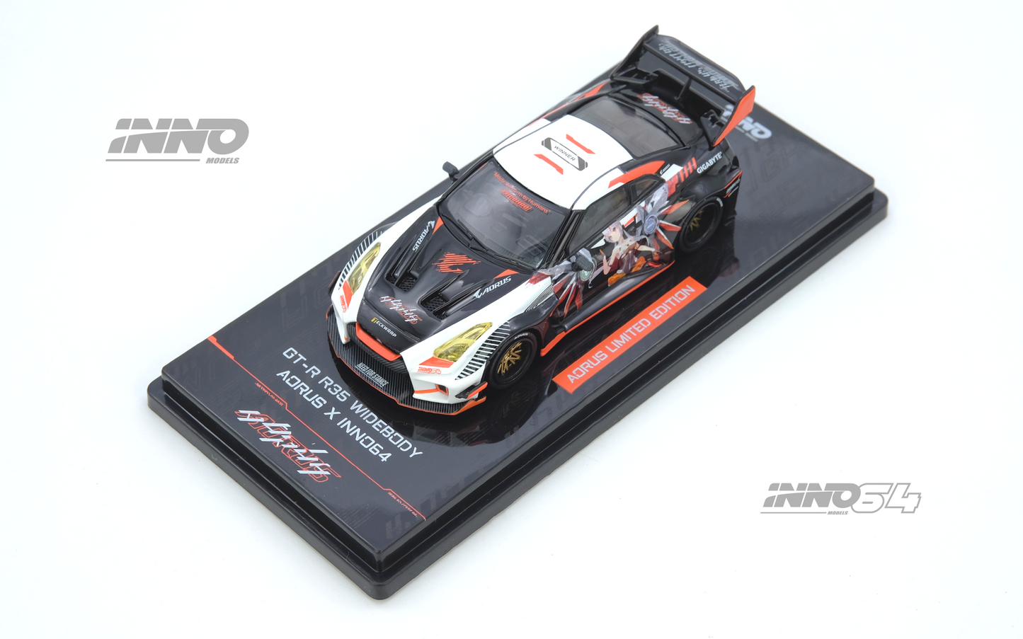 [ETA:  Feb 2026 ] Inno64 1/64 GT-R R35 WIDEBODY AORUS X INNO64 Limited Edition