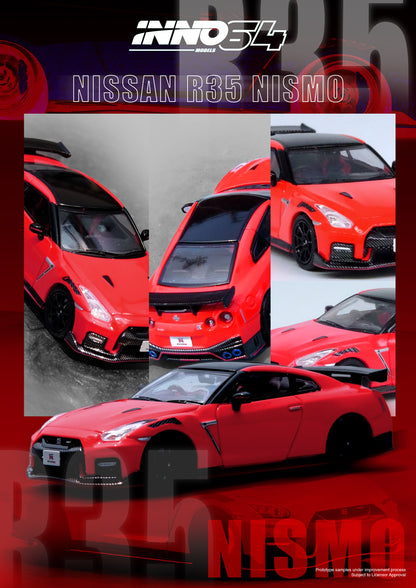 [ETA:  Mar 2025 ] Inno64 1/64 NISSAN GT-R (R35) NISMO Red