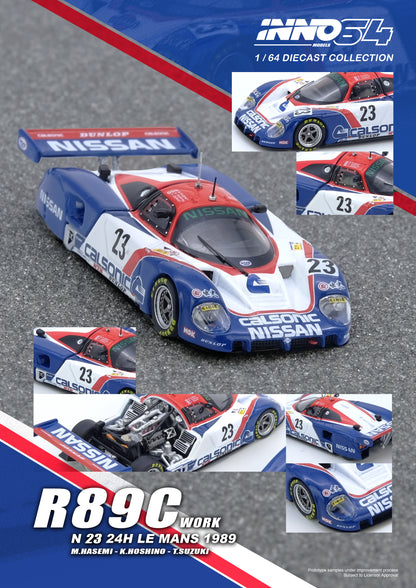 [ETA:  Nov 2025 ] Inno64 1/64 R89C LE MANS 1989 No23  
Masahiro Hasemi / Kazuyoshi Hoshino / Toshio Suzuki