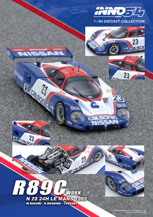 [ETA:  Nov 2025 ] Inno64 1/64 R89C LE MANS 1989 No23  
Masahiro Hasemi / Kazuyoshi Hoshino / Toshio Suzuki