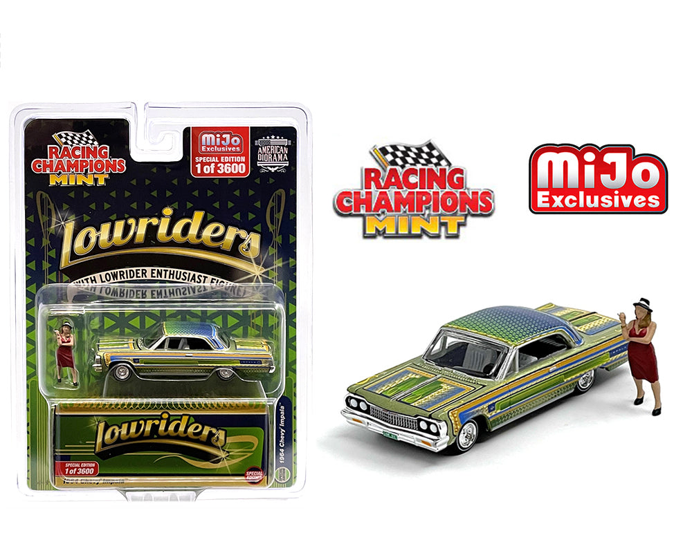 [ETA:  Apr 2024 ] Racing Champions 1/64 Lowriders 1964 Chevrolet Impala SS With American Diorama Figure Limited – Mijo Exclusives