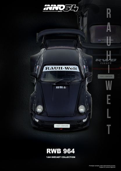[ETA:  Nov 2026 ] Inno64 1/64 RWB 964 Matte Black