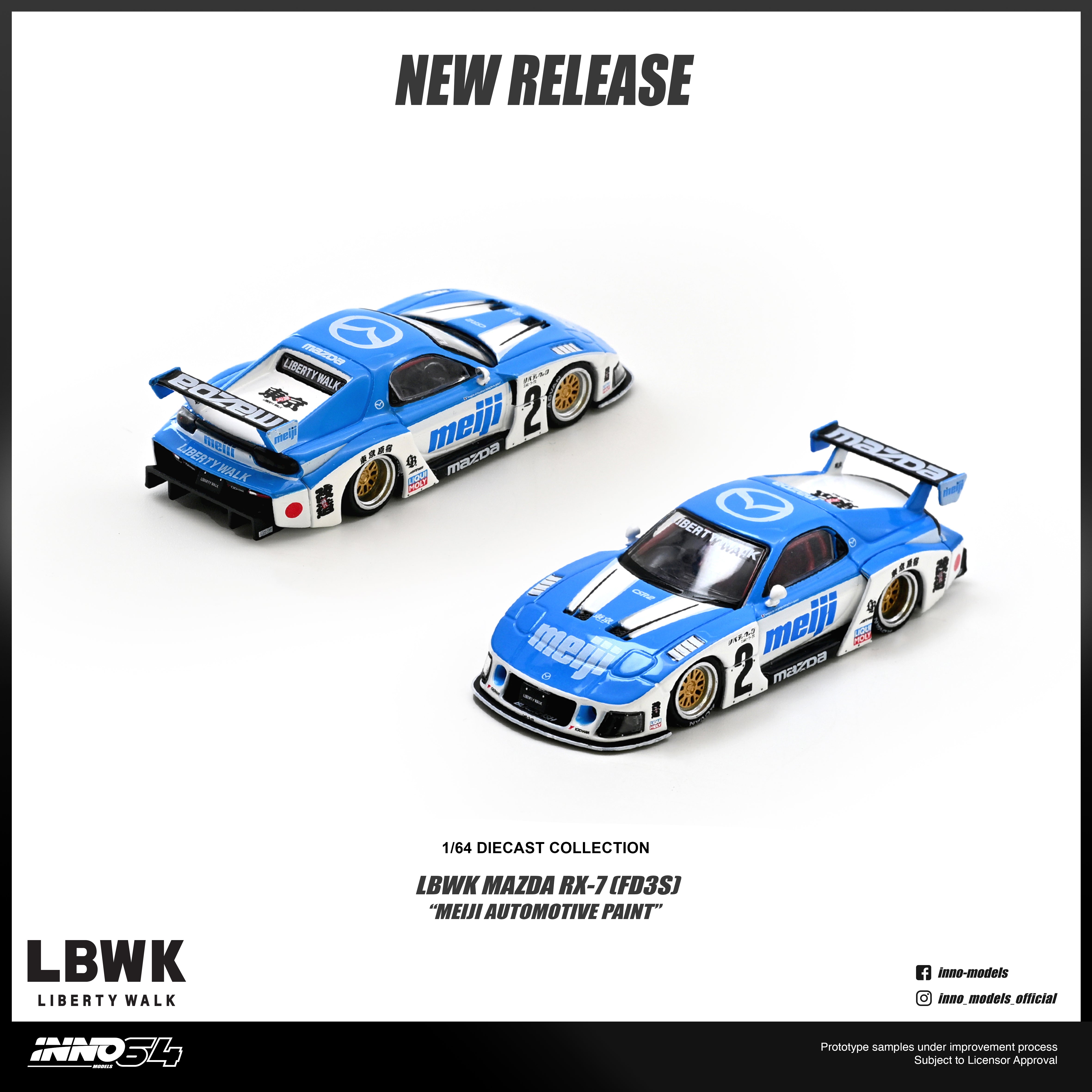 ETA: Nov 2026 ] Inno64 1/64 MAZDA RX7 (FD3S) LB-SUPER SILHOUETTE