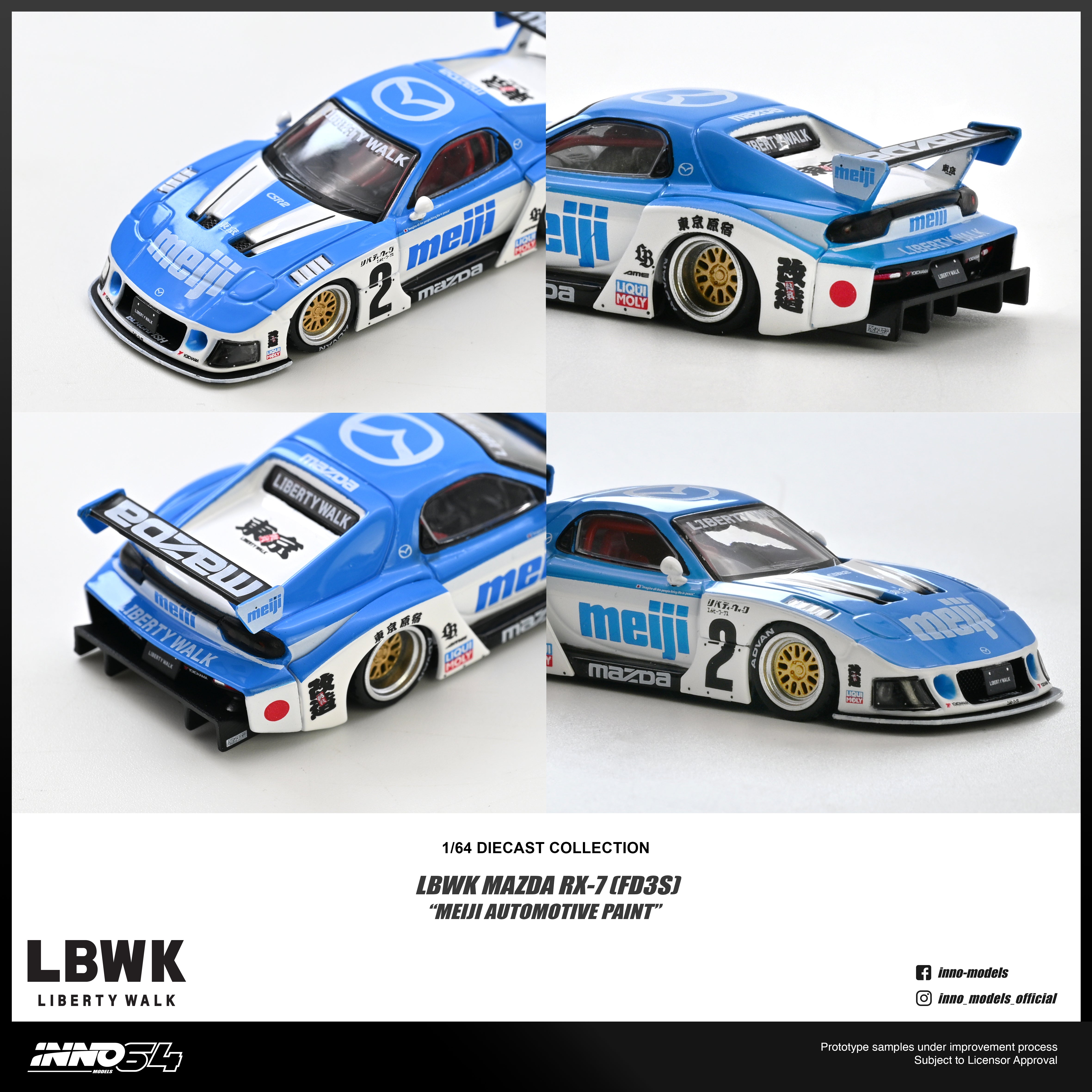ETA: Nov 2026 ] Inno64 1/64 MAZDA RX7 (FD3S) LB-SUPER SILHOUETTE