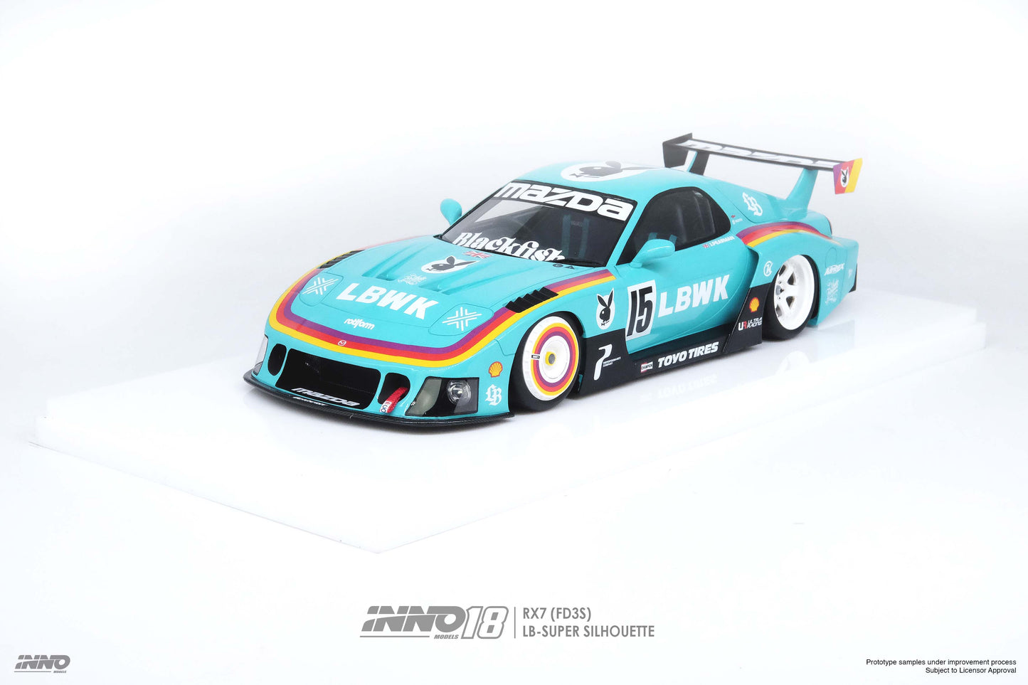 [ETA:  Dec 2024 ] Inno18 1/18 MAZDA RX7 (FD3S) LB-SUPER SILHOUETTE Green