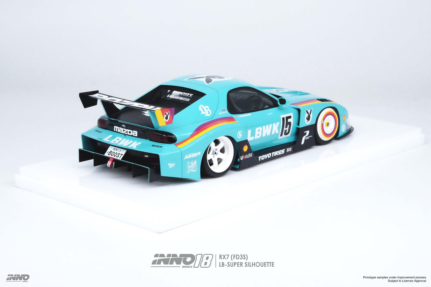 [ETA:  Dec 2024 ] Inno18 1/18 MAZDA RX7 (FD3S) LB-SUPER SILHOUETTE Green