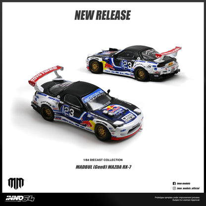 [ETA:  Nov 2026 ] Inno64 1/64 MAZDA RX-7 MAD MIKE "MADBUL Gen8"