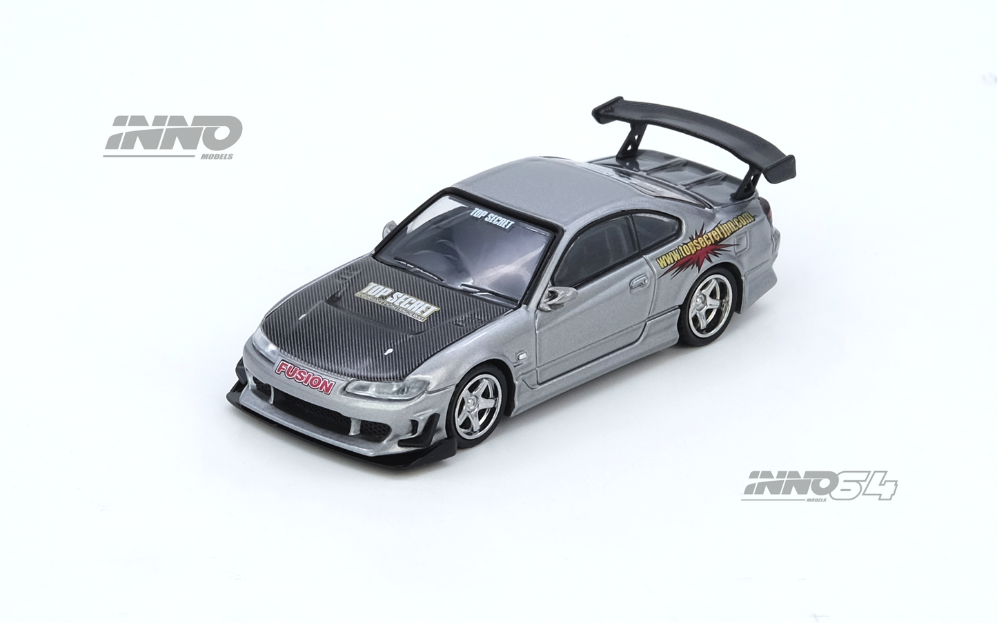 [ETA:  Dec 2025 ] Inno64 1/64 TOP SECRET SILVIA (S15) Silver