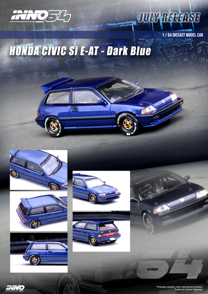 [ETA:  August 2023 ] Inno64 1/64 HONDA CIVIC Si E-AT Dark Blue