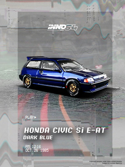 [ETA:  August 2023 ] Inno64 1/64 HONDA CIVIC Si E-AT Dark Blue