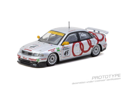 [ETA:  Mar 2027 ] Tarmac Works 1/64 Audi A4 quattro BTCC 1996 Champion - Frank Biela *** Model Car + Trading Cards Combo Set***