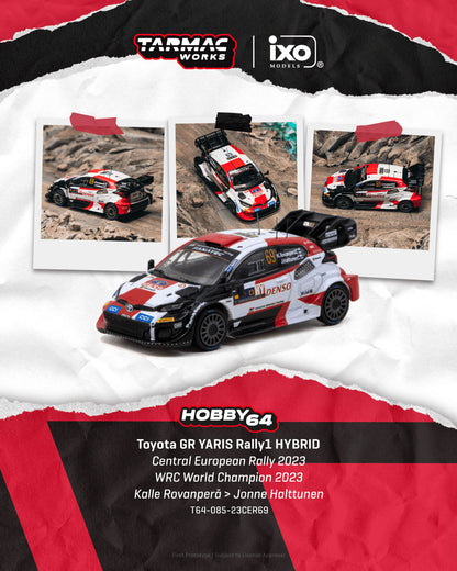[ETA:  Mar 2027 ] Tarmac Works 1/64 Toyota GR YARIS Rally1 HYBRID Central European Rally 2023 WRC World Champion 2023 Kalle Rovanperä / Jonne Halttunen