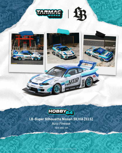 [ETA:  Mar 2027 ] Tarmac Works 1/64 LB-Super Silhouette Nissan SILVIA (S15)  Auto Finesse