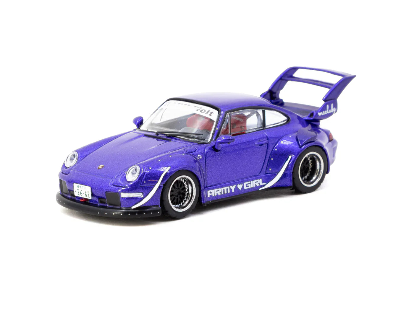 Tarmac Works 1/64 RWB 993 ARMY GIRL - Officially licensed by RWB