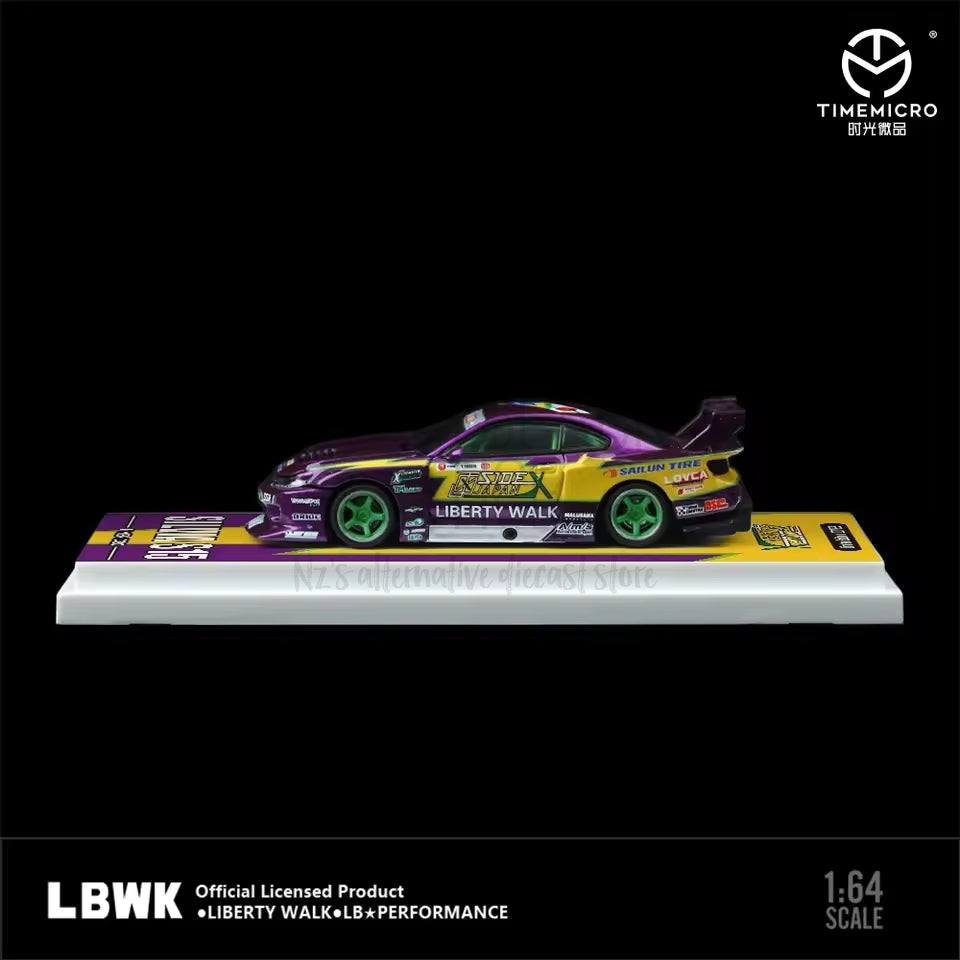 Time Micro 1/64 S15 Silvia LB Super Silhouette Purple