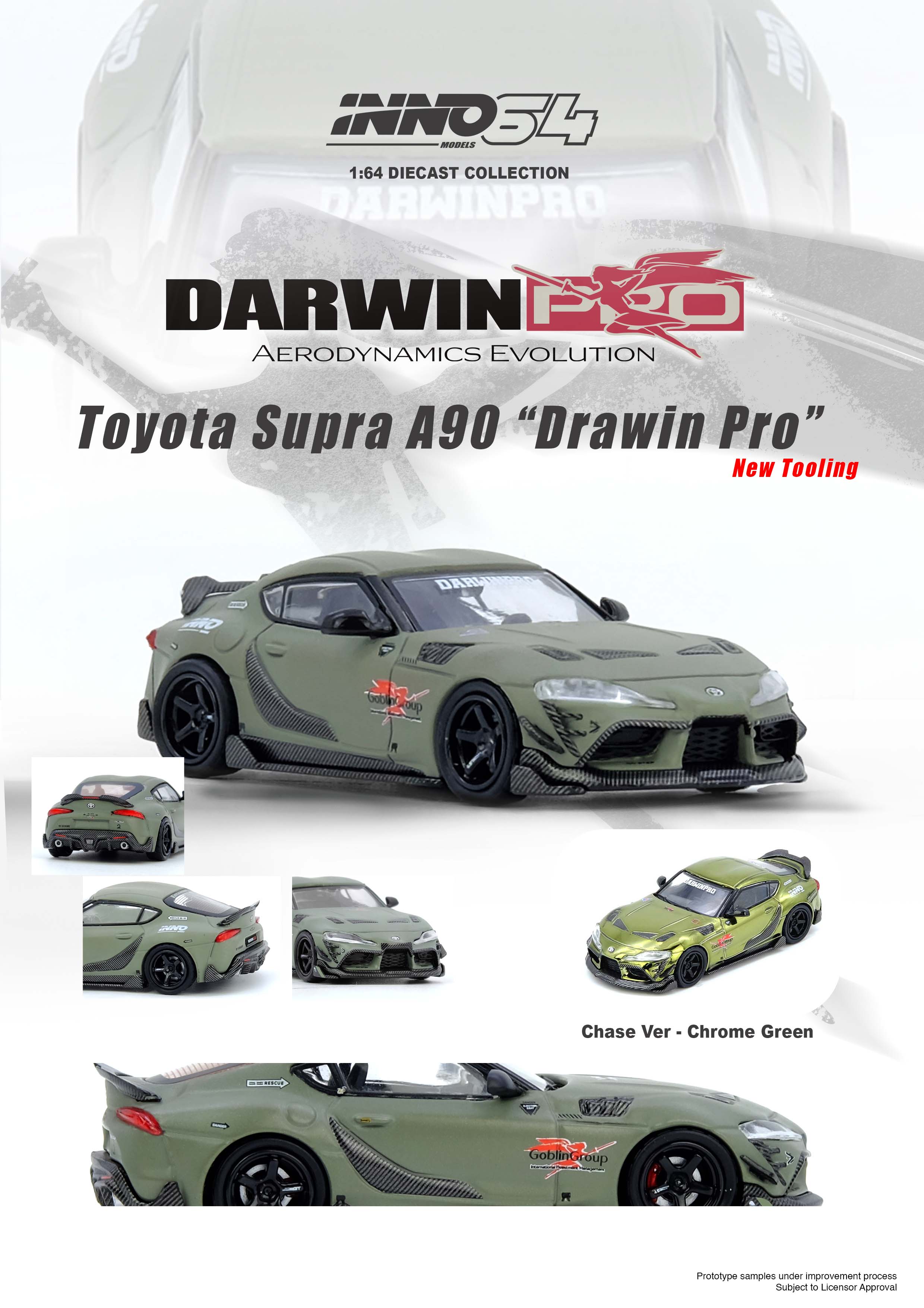 ETA: Nov 2026 ] Inno64 1/64 TOYOTA SUPRA A90 DARWIN PRO Matte