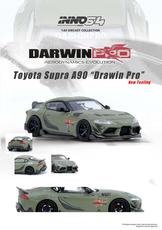 Inno64 1/64 TOYOTA SUPRA A90 DARWIN PRO Matt Green