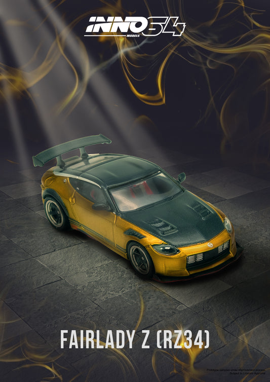 [ETA:  Feb 2027 ] Inno64 1/64 TOP SECRET FAIRLADY Z (RZ34) Gold