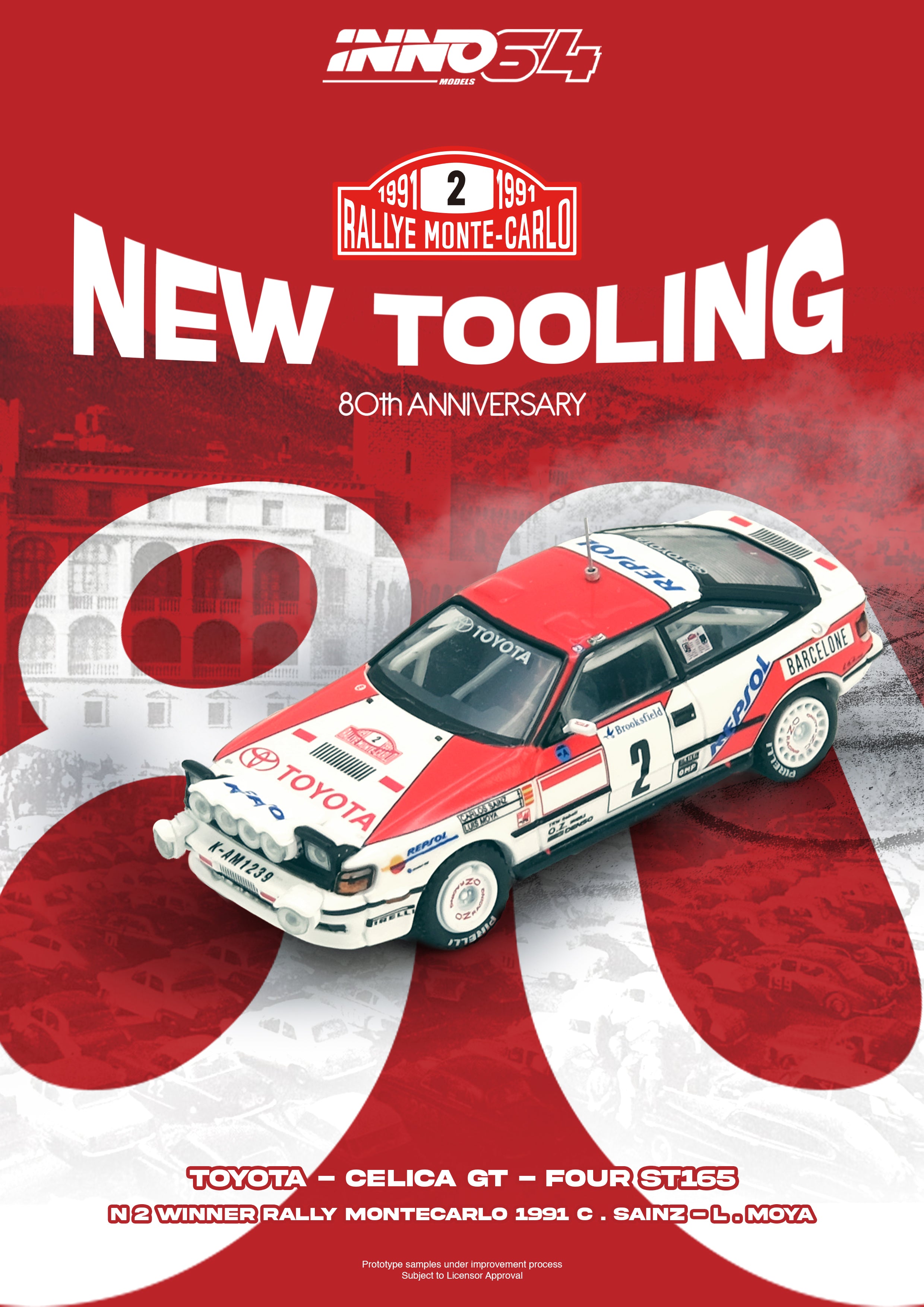 ETA: Dec 2025 ] Inno64 1/64 TOYOTA CELICA GT-FOUR (ST165) Winner