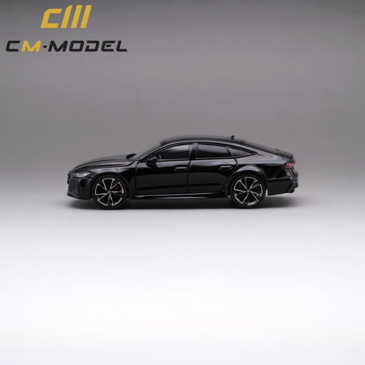 CM Model 1/64 Audi  RS7 Sportback 2022 Black