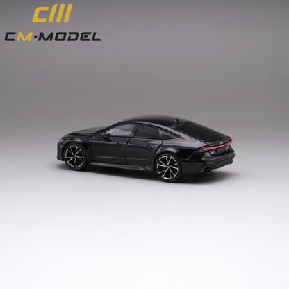 CM Model 1/64 Audi  RS7 Sportback 2022 Black