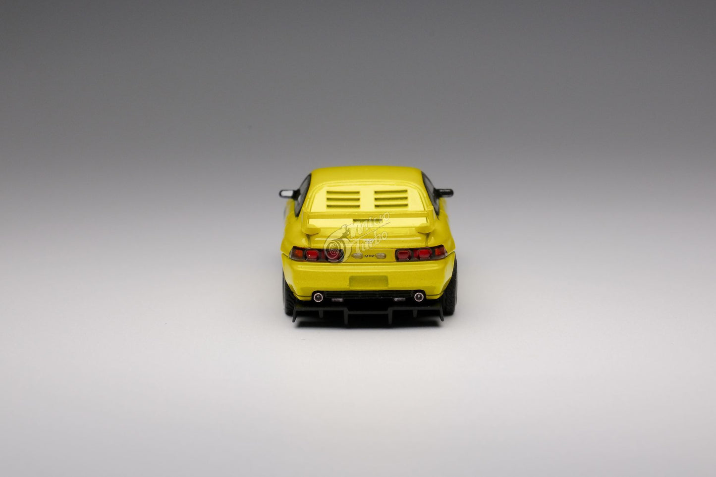 MicroTurbo 1:64 MR2 Customised Version Yellow (Retractable-Headlight)
