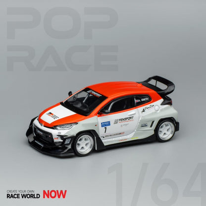 Pop Race 1/64 GR Yaris Fensport