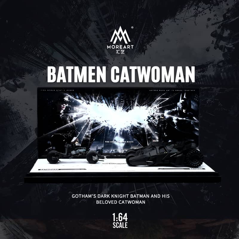 MoreArt 1/64 Batman  + Catwoman