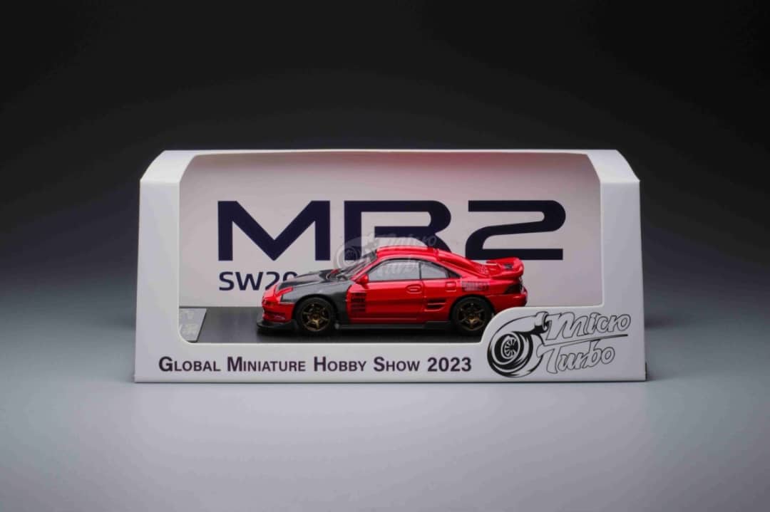 Microturbo 1/64 MR2 Red with Carbon Hood [Global Miniature Hobby Show ...