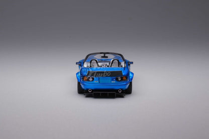 Microturbo 1/64 Pandem Rocket Bunny MX-5 Eunos Roadster (NA/Miata)
Metallic Blue Color, Retractable-Headlight