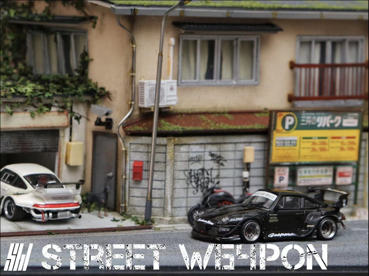 Street Weapon 1/64 RWB993 Army Girl/ Gespenst