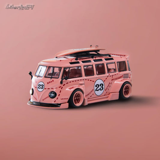 Liberty64 1/64 VW T1 Kombi Visible Engine PinkPig 23#
