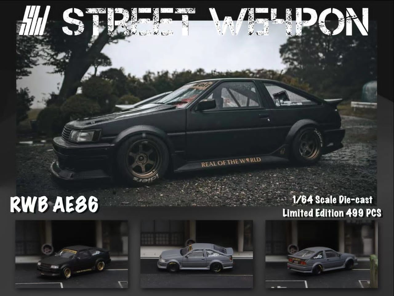 Street Weapon 1:64 RWB AE86 2-Door