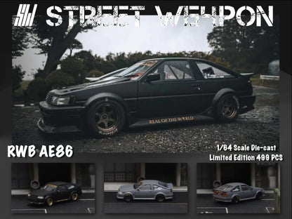 Street Weapon 1:64 RWB AE86 2-Door