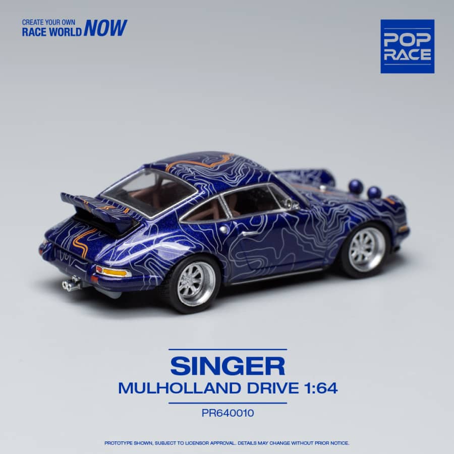 Pop Race 1/64 SINGER MULHOLLAND DRIVE