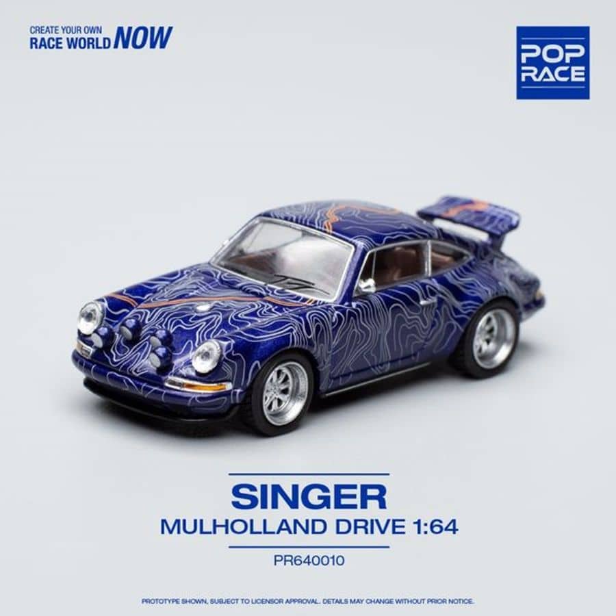 Pop Race 1/64 SINGER MULHOLLAND DRIVE